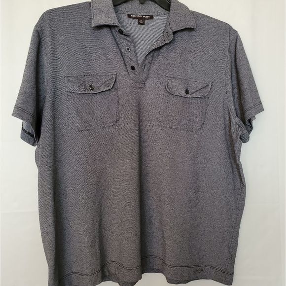 Michael Kors Other - Men's Michael Kors Charcoal Short Sleeve Polo Shirt XL